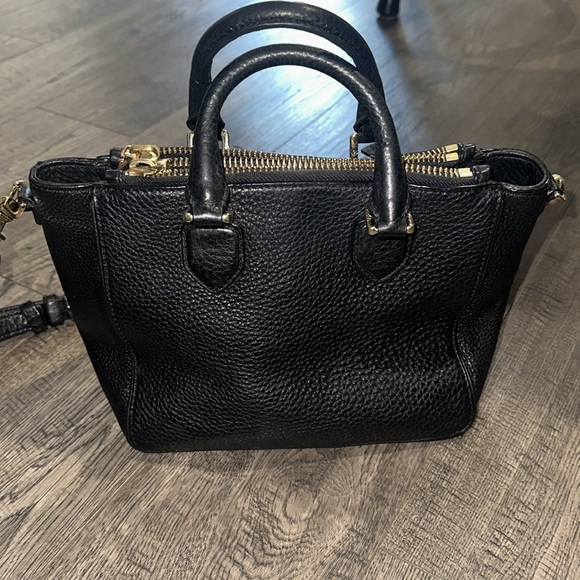 Tory Burch Robinson Pebbled Square Tote/crossbody - Picture 4 of 16